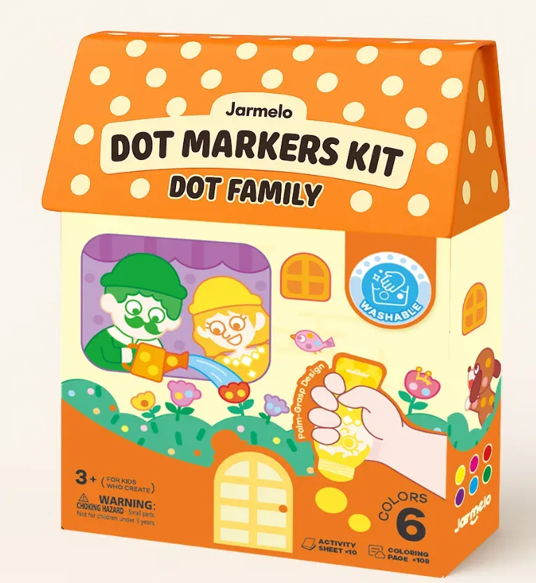 Jar Melo Dot Family Dot Markers