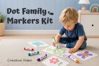 Jar Melo Dot Family Dot Markers