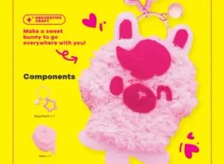 3. BUNNY KEYCHAIN CRAFT